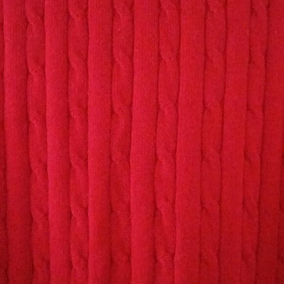 Kim Rogers ribbed cable crew long sleeve sweater holiday party Sz 2X NWT - Picture 4 of 7